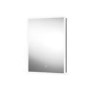 Sensio Eclipse Single Door Recessed Bathroom Mirror Cabinet with Lights & Shaver Socket 700 x 500mm