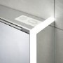 Sensio Ainsley 3 Door Chrome Bathroom Mirror Cabinet with Lights & Bluetooth Speaker 1200 x 700mm