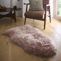 Pink Single Genuine Sheepskin Rug - 95 x 65 cm - Origins