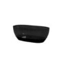 Black Freestanding Double Ended Transparent  Bath 1700 x 750mm - Siena