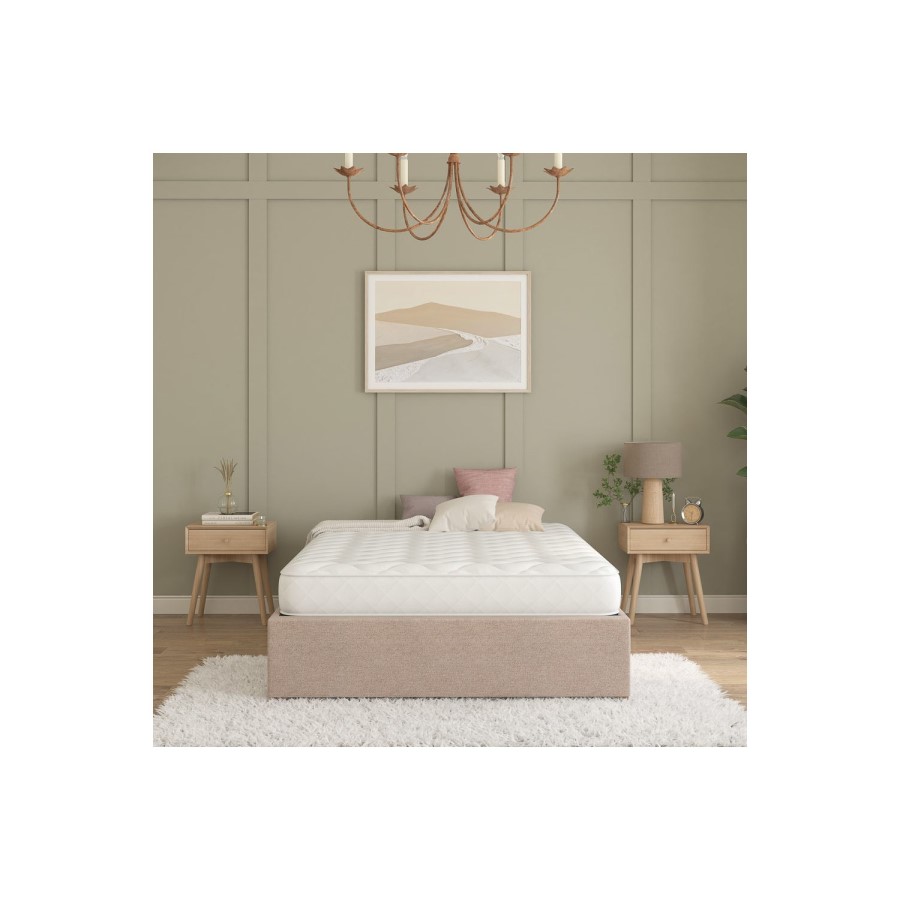 Double Memory Foam Top Cooling Coil Spring Rolled Mattress - Sleepful Essentials