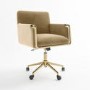 ALMOST PERFECT - Sonny Mink Velvet Office Chair