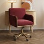 ONLY OPENED - Mulberry Velvet Office Chair - Sonny