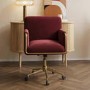 ONLY OPENED - Mulberry Velvet Office Chair - Sonny