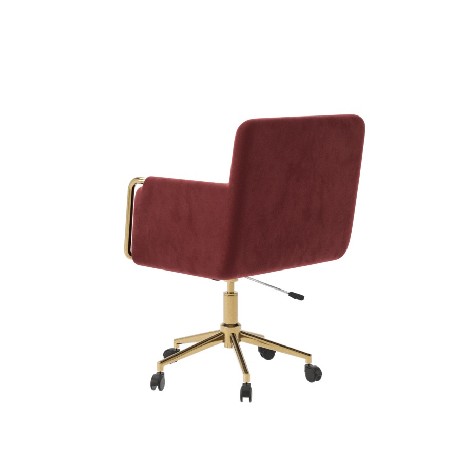 ONLY OPENED - Mulberry Velvet Office Chair - Sonny