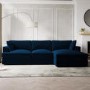 ALMOST PERFECT - August Navy Corner Chaise Right Hand Facing Sofa