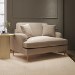 Beige Fabric Cuddle Chair - Payton