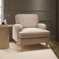 Beige Woven Armchair - Payton