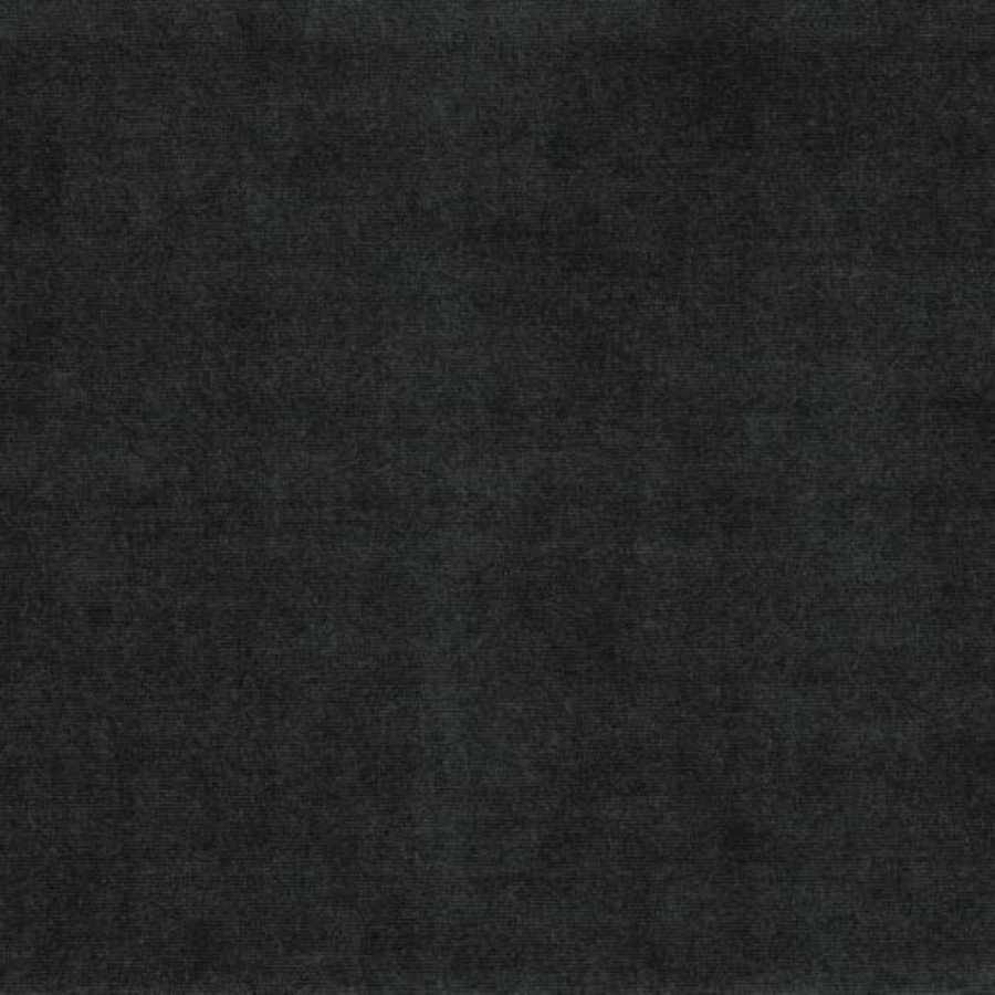 ONLY OPENED - Large Dark Grey Velvet Footstool - August