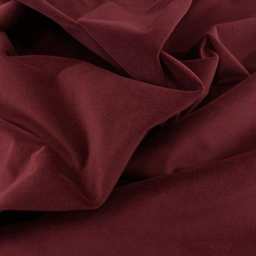 Burgundy Velvet Armchair - Payton