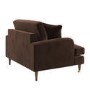 Brown Chenille Love Seat - Payton