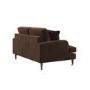 Brown Chenille 2 Seater Sofa - Payton