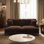 Brown Chenille 3 Seater Sofa - Payton