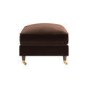 Brown Chenille Footstool - Payton