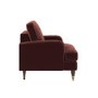 Merlot Red Chenille Armchair - Payton