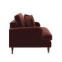 Merlot Red Chenille Love Seat – Payton 