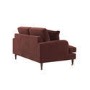 Merlot Red Chenille 2 Seater Sofa - Payton