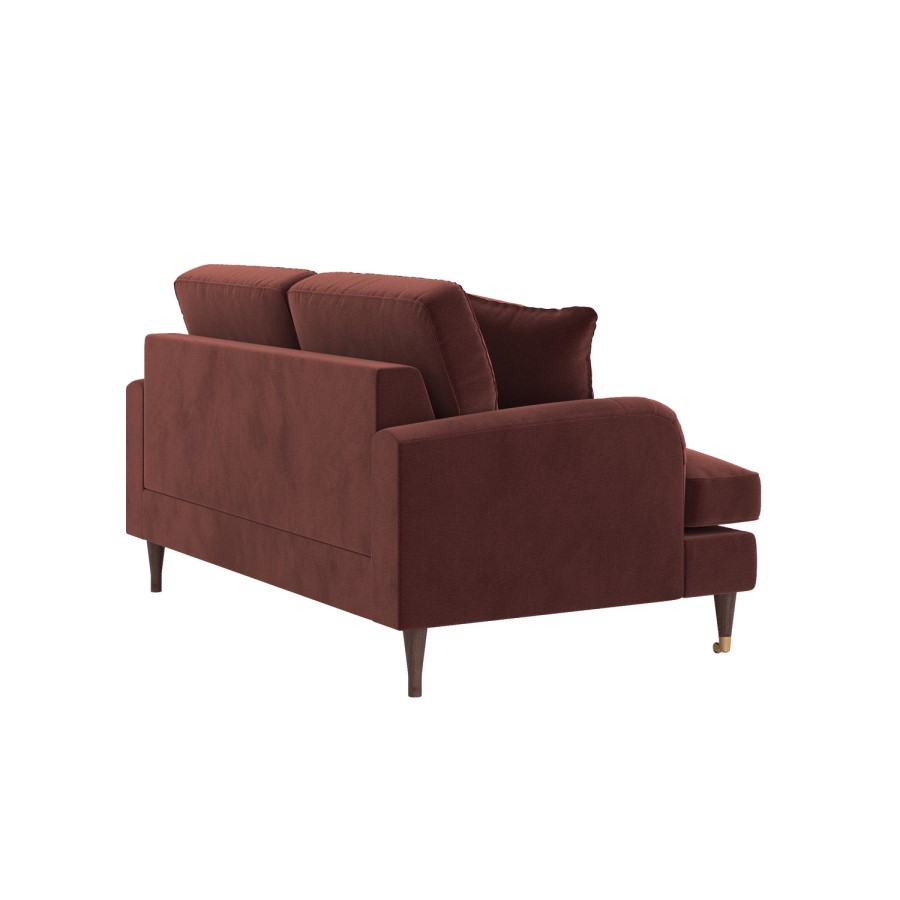 Merlot Red Chenille 2 Seater Sofa - Payton