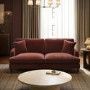 Merlot Red Chenille 3 Seater Sofa - Payton