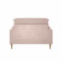 Dusty Pink Velvet Love Seat - Payton