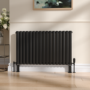Sorrento Black Designer Radiator Feet -Suitable for Single and Double Panel Radiator