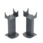 Sorrento Anthracite Designer Radiator Feet -Suitable for Single and Double Panel Radiator