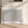 Sorrento White Designer Radiator Feet -Suitable for Single and Double Panel Radiator