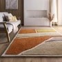 Terracotta Rug with Collage Design - 230 x 160 cm - Strata - Origins
