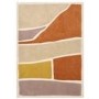 Terracotta Rug with Collage Design - 230 x 160 cm - Strata - Origins