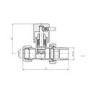 Brass Knurled Round Straight Radiator Valves