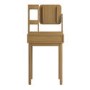 Natural Oak Dressing Table With Mirror and Matching Stool - Sawyer
