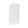 Chrome Pivot Shower Bath Screen 1450 x 775mm - Taurus