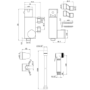 Gunmetal Grey Thermostatic Douche Shower / Bidet Shower Spray Kit - Arissa