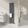 Anthracite Designer Towel Holder for Steel & Electric Radiators - 320mm