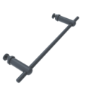 Anthracite Designer Towel Holder for Steel & Electric Radiators - 320mm