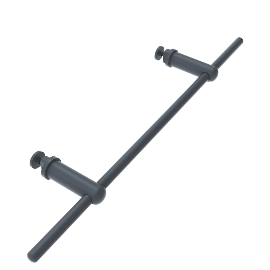 Anthracite Designer Towel Holder for Steel & Electric Radiators - 420mm