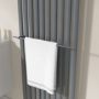 Anthracite Designer Towel Holder for Steel & Electric Radiators - 620mm