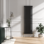 Maesta Brushed Brass Traditional TRV Angled Thermostatic Radiator Valves With Lockshield