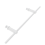 White Designer Towel Holder for Steel & Electric Radiators - 420mm