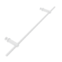 White Designer Towel Holder for Steel & Electric Radiators - 520mm