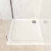 900x900mm Square 45mm White Stone Resin Shower Tray – Pearl