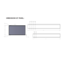 95mm High Riser Panel Kit Suitable for Pearl Shower Trays