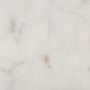 Round White Marble and Mango Wood Side Table - Ivan
