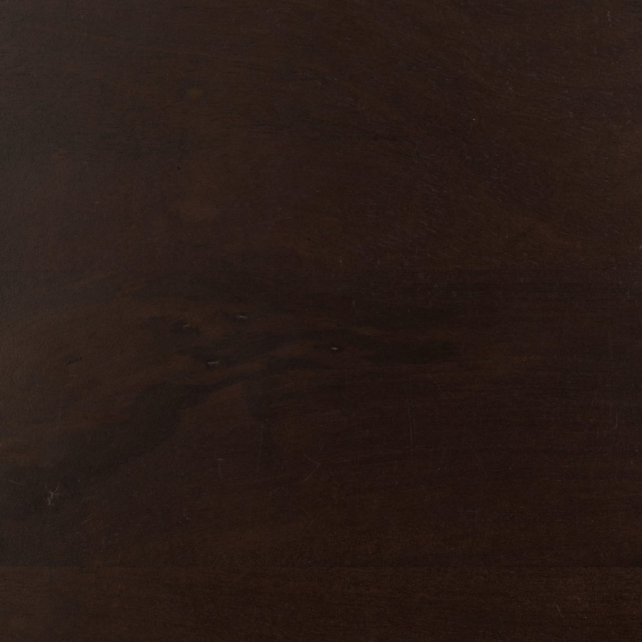 Large Round Brown Marble and Walnut Effect Coffee Table - Ivan