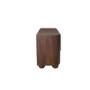 Large Walnut Effect Sideboard with Ball Feet - Ivan
