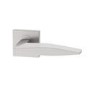 Internal Pearl Nickel Lever Fire Door Handle with Latch and Hinges Pack - 75mm Latch - Vardar - XL Joinery