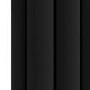 Sorrento Midnight Black Vertical Oval Designer Radiator 1800x354mm Double Panel 3737 BTU