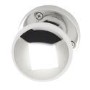 Internal Silver Polished Chrome Bathroom Knob Door Handle with Lock, Latch and Hinges Pack - 65mm Latch - Vedea - XL Joinery