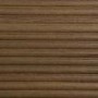 Dark Wood Ribbed 3 Drawer Chest of Drawers - Valencia