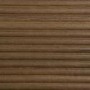 Dark Oak Ribbed Office Desk with 3 Drawers - Valencia